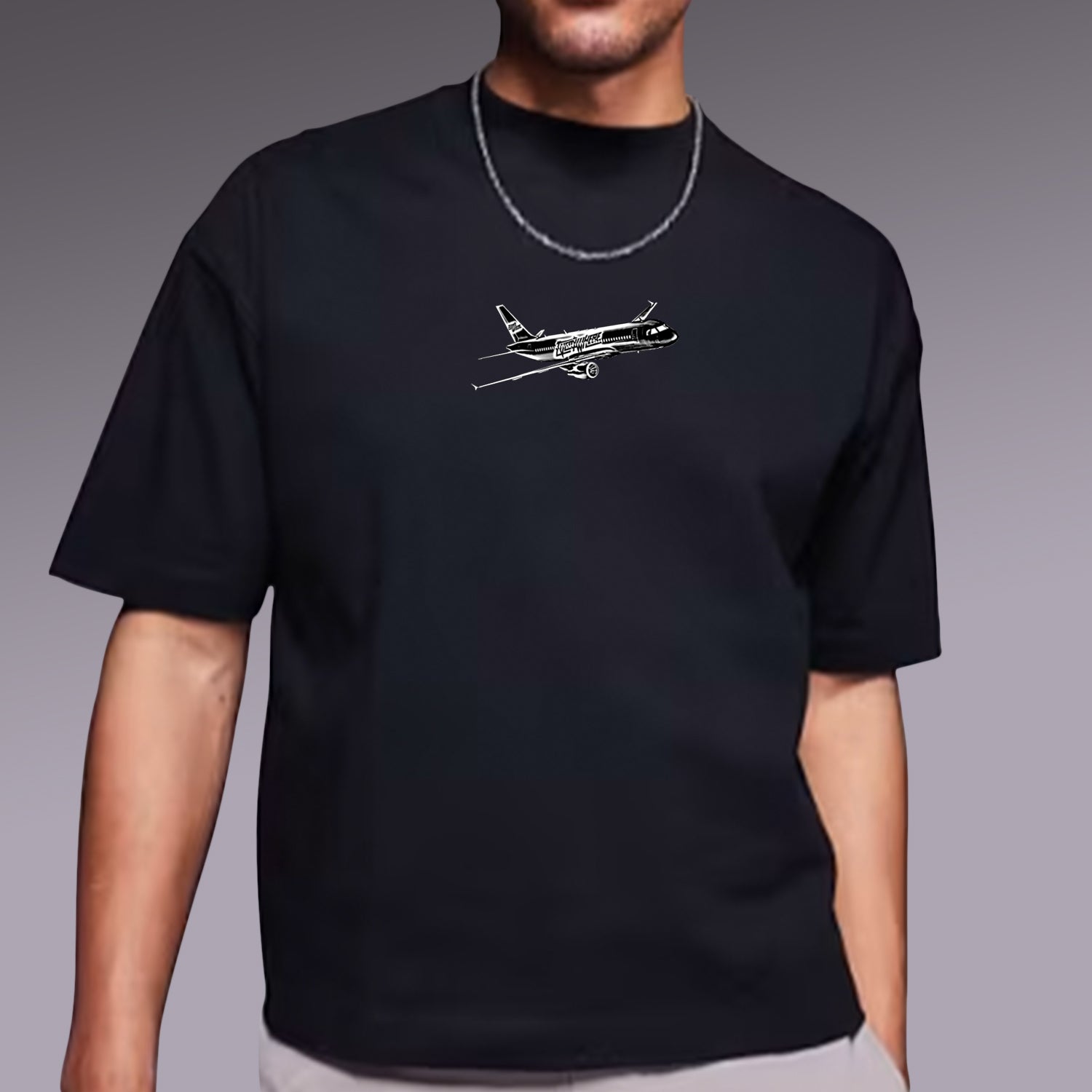 "Everywhere You're Not" Box Tee - Black