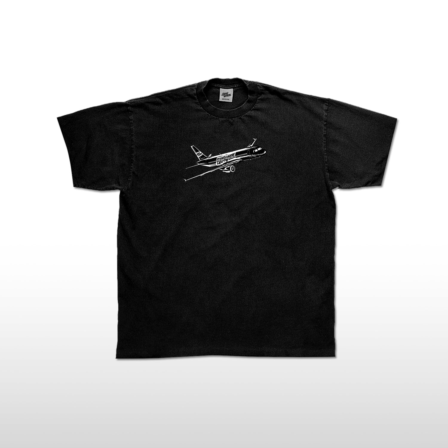 "Everywhere You're Not" Box Tee - Black